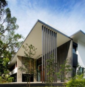 gambar desain rumah tropis asri minimalis modern